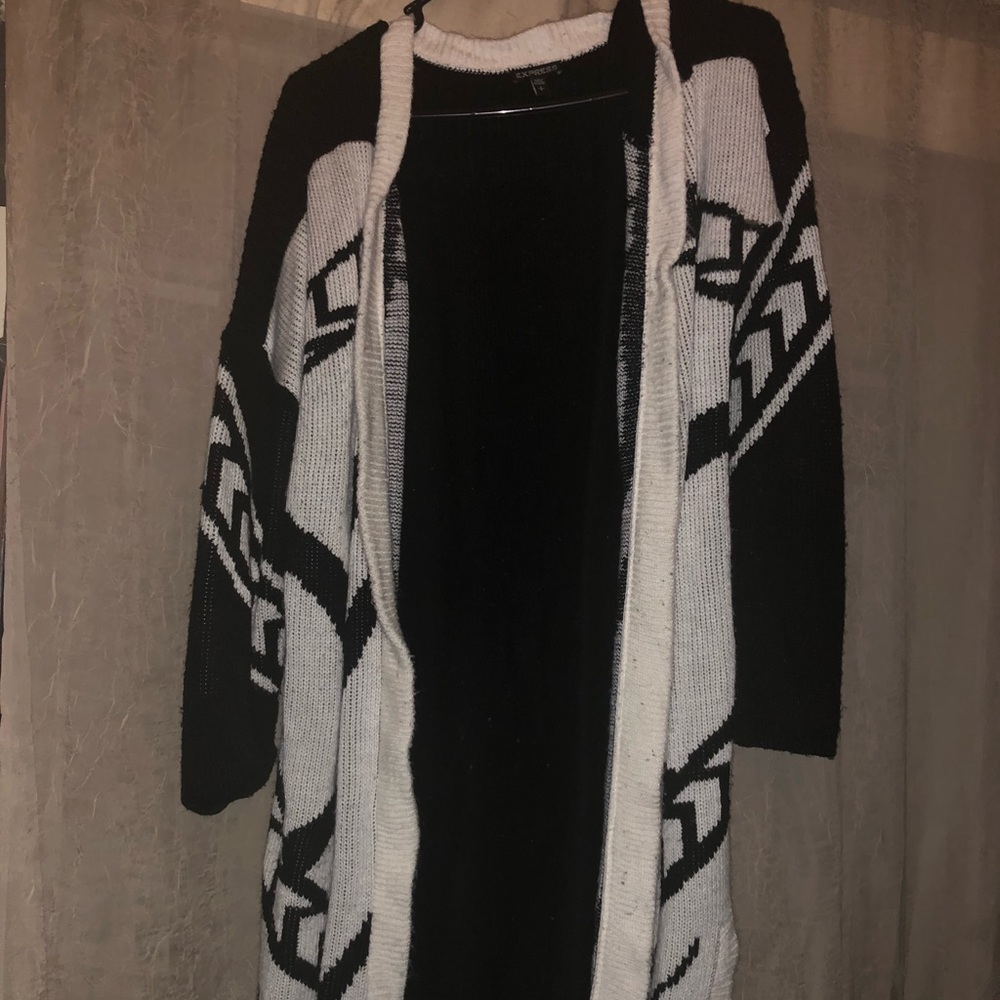 Open sweater